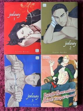Jealousy Volumes 1-3 + Fourth Generation Head manga set